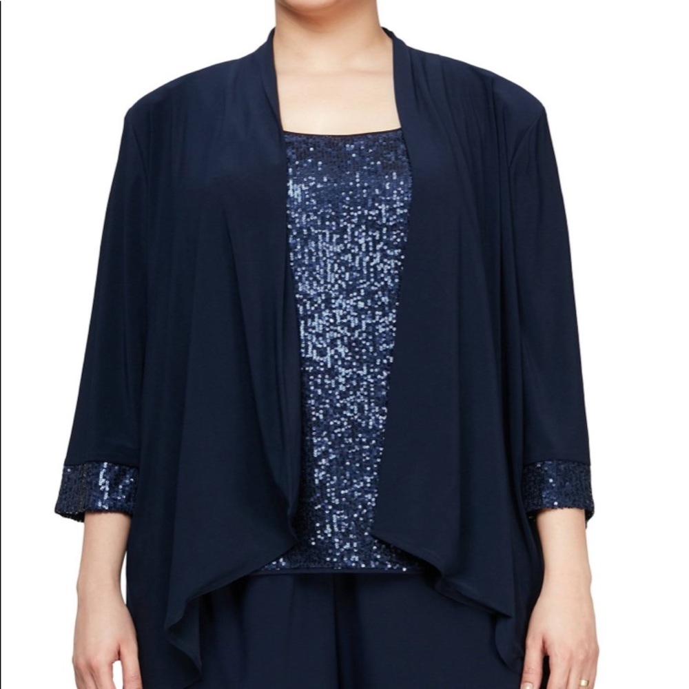 Women’s Plus Size 3X Stunning Sequined Set